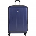 Delsey Paris Helium Shadow 3.0 Hardside Luggage Expandable Spinner Trolley Collection (Navy Checked-Large 29 Inch)