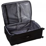 DELSEY Paris Sky Max 2.0 Softside Expandable Luggage with Spinner Wheels Black Checked-Large 29 Inch