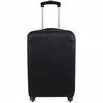 Explore Land Travel Luggage Cover Suitcase Protector Fits 18-32 Inch Luggage (Black L(27-30 inch Luggage))