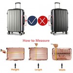 GigabitBest Thicken Luggage Cover Suitcase Cover Protector with Large Velcro