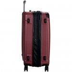 Kenneth Cole Reaction Renegade 28” Lightweight Hardside Expandable 8-Wheel Spinner Checked-Size Luggage Sangria inch