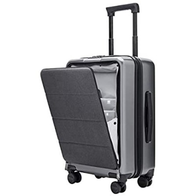 NINETYGO Carry on Luggage 22x14x9 with Spinner Wheels  Hardside Carry on Suitcase with Front Pocket Lock Cover  Super Convenient & Lightweight for Business Travel (20")