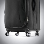 Samsonite Ascella X Softside Expandable Luggage with Spinner Wheels Black Checked-Large 29-Inch