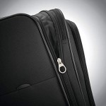 Samsonite Ascella X Softside Expandable Luggage with Spinner Wheels Black Checked-Large 29-Inch