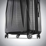 Samsonite Centric 2 Hardside Expandable Luggage with Spinner Wheels Black Checked-Large 28-Inch