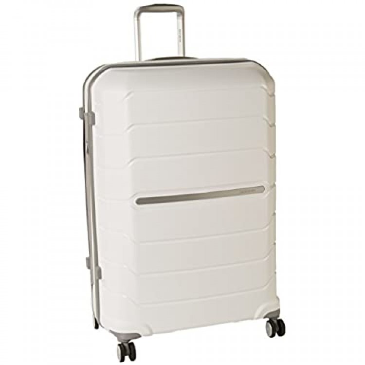 Samsonite Octolite Spinner Carry-On Luggage Large White Suitcase