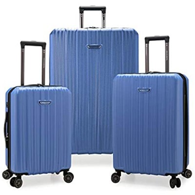 Traveler's Choice Dana Point Hardside Expandable Luggage Set  Blue  3-Piece