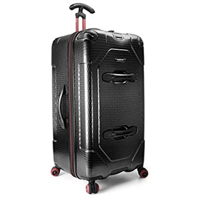 Traveler's Choice Maxporter II 30" Hardside Spinner Trunk Luggage  Black
