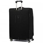 Travelpro Crew 11-Softside Expandable Luggage with Spinner Wheels Black Checked-Large 29-Inch