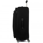 Travelpro Crew 11-Softside Expandable Luggage with Spinner Wheels Black Checked-Large 29-Inch