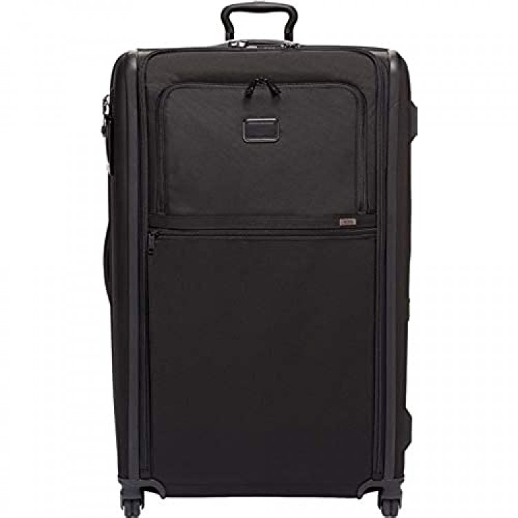 TUMI - Alpha 3 Worldwide Trip Expandable 4 Wheeled Packing Case Suitcase - Rolling Luggage for Men and Women - Black