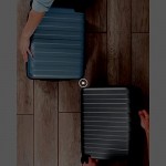 [Upgraded] NinetyGo Carry on Luggage with Convenient Brake System Lightweight Hardshell Suitcase with Wheels and TSA Lock Easy Maneuverability & Stylish Details Design (20-Inch Black)