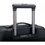 U.S. Traveler Boren Polycarbonate Hardside Rugged Travel Suitcase Luggage with 8 Spinner Wheels Aluminum Handle Black Checked-Large 30-Inch