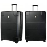 Victorinox Lexicon Hardside Expandable Spinner Luggage Black Checked-Extra Large (31)