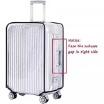 Yotako Clear PVC Suitcase Cover Protectors 28 Inch Luggage Cover for Wheeled Suitcase (28''(25.98''H x 19.68''L x 11.81''W))