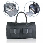 2 in 1 Convertible Travel Garment Bag Carry On Suit Bag Luggage Duffel Bag