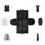 ACSTEP 2 in 1 Travel Suit Bag 45L Garment Bags for Travel Waterproof Duffle Travel Foldable Flight Bag Grey