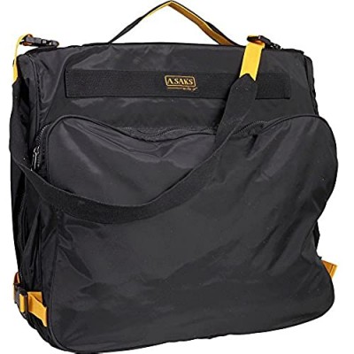 A.Saks Expandable Deluxe Garment Bag (Black)