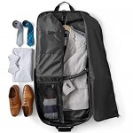 Basics Premium Travel Hanging Luggage Suit Garment Bag 21.1 Inch Black