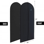 Black Suit Dress and Gown Garment Travel Bags - 54 x 24 - Men's and Women's