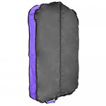 DALIX 39 Garment Bag Cover Suits Dresses Clothing Foldable Shoe Pocket in Purple