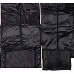 Garment Bag Duffel Luggage Oversized Waterproof Suit Blazer Bags Carry-Garment Travel Weekend (L-Grey)