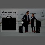 Garment Bags Large Suit Travel Bag with Pockets & Shoulder Strap Matein Professional Foldable Carry On Bag for Business Trip Waterproof Luggage Bags for Travel for Men Women Black
