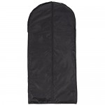 Lewis N. Clark Travel Garment Bag Cover for Airplane Car Everyday Use-Heavy-Duty Lightweight Water-Resistant Perfect for Suits Dresses or Uniforms 47” Length Black One Size