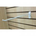 Only Garment Racks #9805W - (24PC) Commercial Deluxe Slat Wall Hook 12 White (Pack of 24)