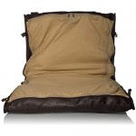 Piel Leather Elite Garment Bag Chocolate One Size