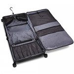 Samsonite Lineate Softside Expandable Luggage with Spinner Wheels Obsidian Black Duet Garment Bag