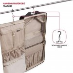 SWISSGEAR Premium Rolling Garment Bag | Bonus Hanging Feature | Men's and Women's Carry-on Luggage - Black