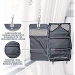 Travelpro Platinum Elite-Tri-Fold Carry-On Garment Bag Shadow Black 20-Inch