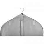 TUVAINC Breathable Fur Coat & Suit/Dress Garment Bag 60 Inches with Handles (Gray)