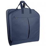 WallyBags Extra Capacity Travel Garment Bag with Pockets Navy 52-inch