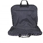 World Traveler 40-inch Hanging Garment Bag-Black White Dot One Size