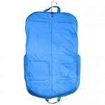 World Traveler 40 Inch Hanging Garment Bag Blue Trim Zebra One Size