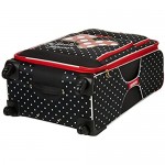 American Tourister Disney Softside Luggage with Spinner Wheels Minnie Mouse Red Bow Checked-Large 28-Inch