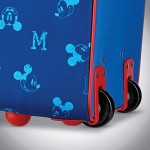 American Tourister Kids' Disney Softside Upright Luggage Mickey Mouse 2 Carry-On 18-Inch