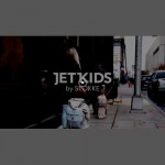 JetKids by Stokke BedBox Blue Sky - Kid's Ride-On Suitcase & In-Flight Bed - Help Your Child Relax & Sleep on the Plane - Approved by Many Airlines - Best for Ages 3-7