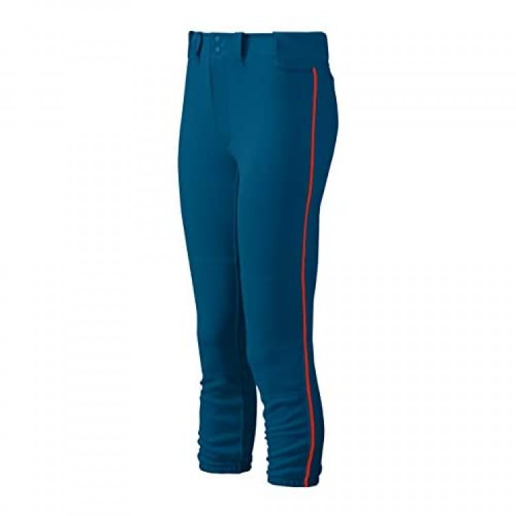Mizuno Girl's (Youth) Belted Piped Softbal Pant