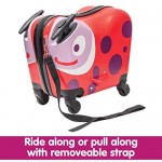 OOPS Ride-On Trolley Luggage Bag for Children with Versatile Pull Strap and Extendable Handle