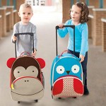 Skip Hop Kids Luggage with Wheels Monkey