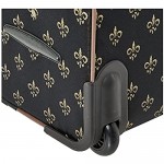 American Flyer Luggage Fleur De Lis 4 Piece Set Black One Size