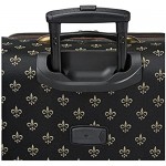 American Flyer Luggage Fleur De Lis 4 Piece Set Black One Size