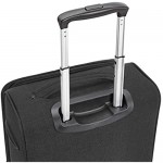 Basics Urban Softside Spinner Luggage 3-Piece Set Black