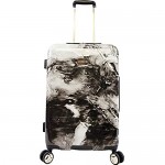 BEBE Luggage Teresa 3pc Spinner Suitcase Set Black Marble One Size