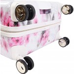 BEBE Women's Juliette 3pc Spinner Suitcase Set Pink Floral One Size