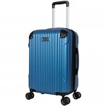 Ben Sherman Heathrow Haul 3-Piece (20 24 & 28) Lightweight Hardside Expandable 8-Wheel Spinner Suitcase Set Vivid Blue