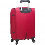 Dejuno Tuscany 3-piece Lightweight Spinner Luggage Set Green